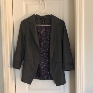 Grey blazer from Nordstrom